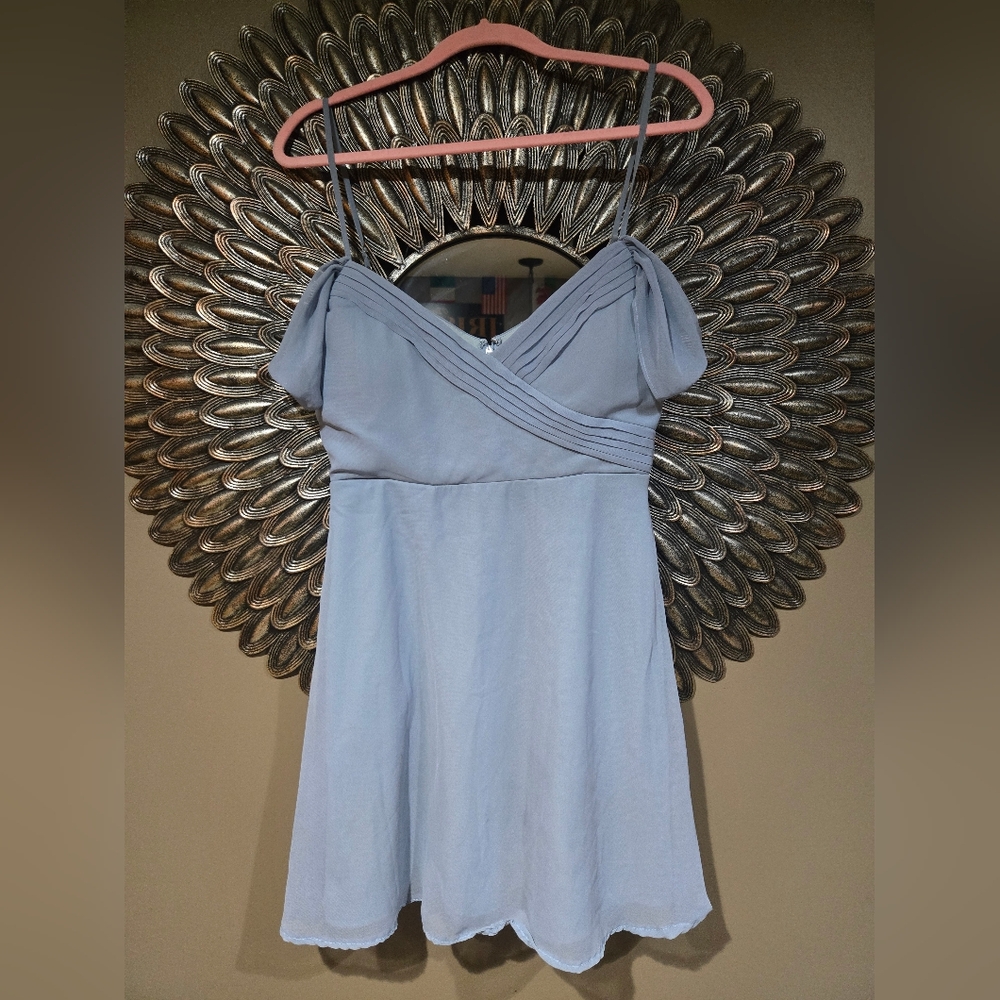 Birdy Grey Sky Blue Mini Dress